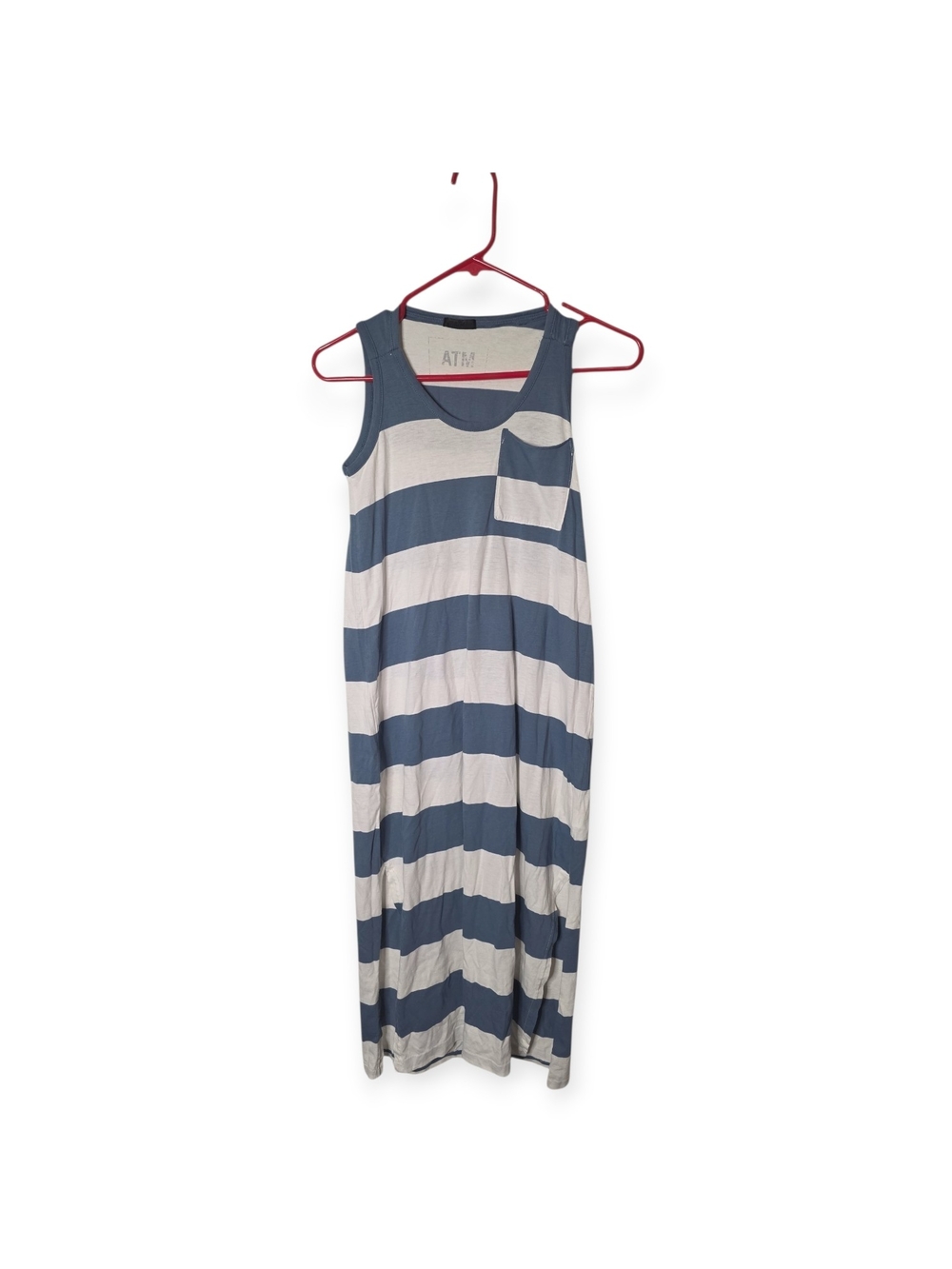Women's ATM midi, cotton tank dress, size small (estimated)